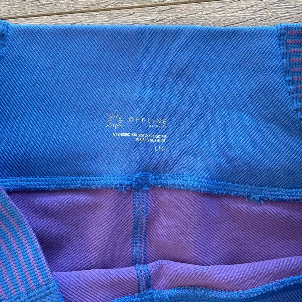 Offline by Aerie 7/8 hi- rise Leggings size large - Picture 2 of 4